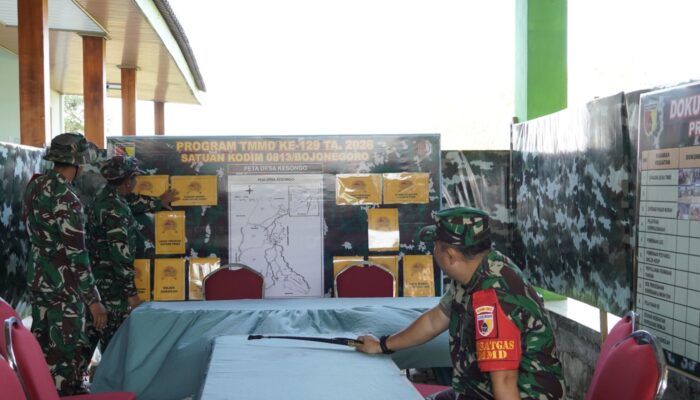 Danstgas TMMD 129 Bojonegoro Pastikan Data Progres Presisi
