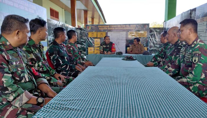 Tinjau Posko TMMD 129 Bojonegoro di Kesongo, Dansatgas Bakar Semangat Personel 