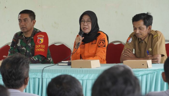 Bukan Cuma Fisik! BPBD dan Satgas TMMD 129 Bojonegoro Gembleng Warga Kesongo Siaga Bencana