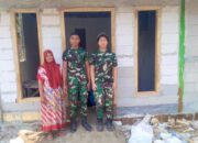 Sentuhan Humanis Satgas TMMD 129 Bojonegoro: Rajutan Asa Baru di Dinding Rumah Ibu Tini