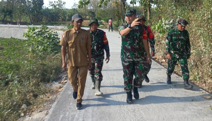 Presisi di Setiap Sudut: Rajut Masa Depan Lewat Jalan Beton TMMD 129 Bojonegoro di Kedungpandan