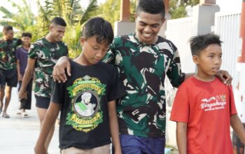 Gelak Tawa Anak-Anak di Atas Jalan Mulus TMMD 129 Bojonegoro: Merangkul Harapan di Pelosok Desa
