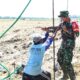Satgas TMMD 129 Kodim Bojonegoro Bangun Sumur Bor