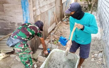 Keran Kebahagiaan Mulai Mengalir: Cerita Gotong Royong Satgas TMMD 129 Bojonegoro dan Warga Bekatul