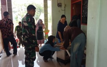 TMMD 129 Bojonegoro Gandeng P4S Latih Ibu PKK Kesongo Buat Roti 