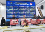 Polres Bojonegoro Ungkap 34 Kasus Narkoba Selama Januari–Juli 2026, 11 Tersangka Diamankan