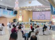 Pisah Sambut Kapolres, Hadiri Walikota dan Wakil Walikota serta Forkopimda Kota Bitung.