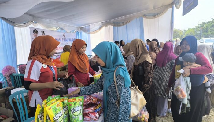 Bantu Ringankan Dapur Warga, Pasar Murah TMMD 129 Jadi Berkah Bagi Masyarakat
