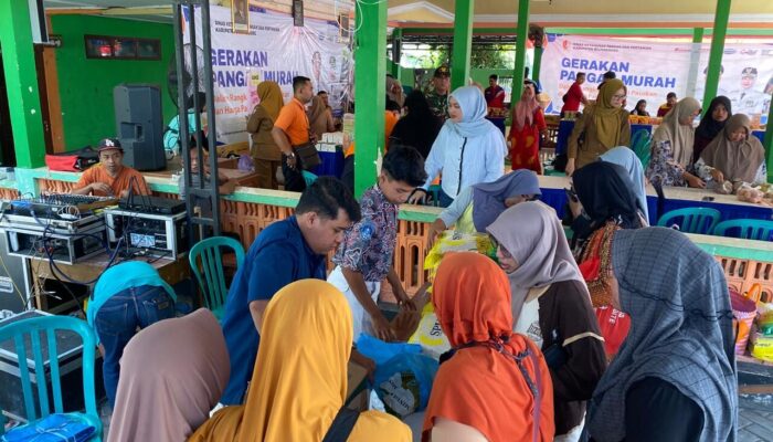Jaga Stabilitas Harga dan Daya Beli Warga, Pemkab Bojonegoro Gelar Gerakan Pangan Murah di Desa Klepek