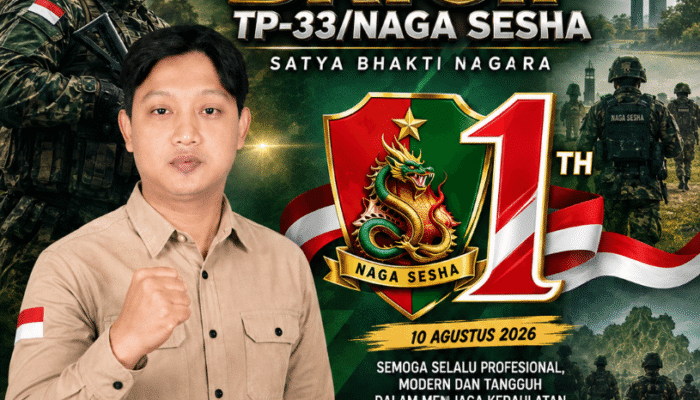 Medi Cyber Transisinews Ucapkan Dirgahayu Brigif TP-33/Naga Sesha ke-1, Semakin Profesional dan Dekat dengan Masyarakat