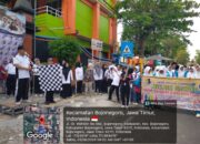 Semangat Kebersamaan Warnai Dies Natalis ke-67 SMPN 2 Bojonegoro, Kadin Pendidikan Lepas Jalan Sehat