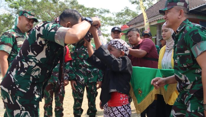 Potret Hangat Kunjungan Wasev TMMD 129 Bojonegoro di Kesongo