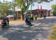 Dedikasi Satlinmas Kesongo Kawal Bazar UMKM TMMD 129 Bojonegoro