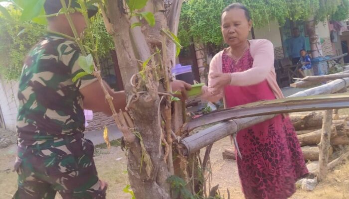 Kopi Tulus Ibu Muji: Bukti Kemanunggalan TNI-Rakyat di TMMD 129 Bojonegoro