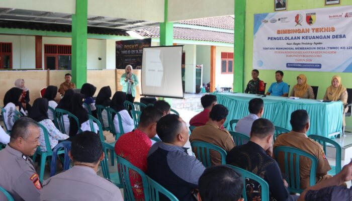 TMMD 129 Bojonegoro Bekali Warga Kesongo Ilmu Kelola Keuangan