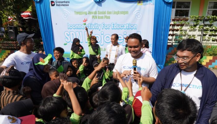 PLN Icon Plus Dukung Pembelajaran Digital di SDN Mojorejo 01