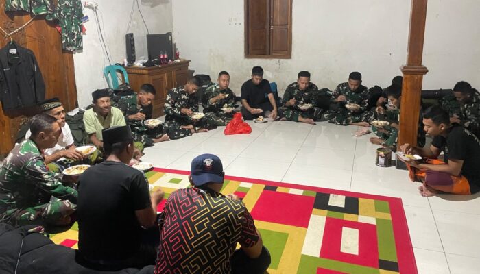 Kehangatan Pos 1 Kesongo: Ketika Satgas TMMD 129 Bojonegoro dan Warga Menyatu Tanpa Sekat