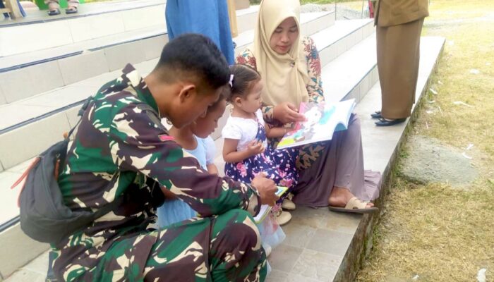Ketika Satgas TMMD 129 Bojonegoro Membuka ‘Jendela Dunia’ Anak-Anak Kesongo