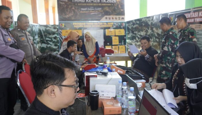 Lewat Panah Srikandi dan IKD: TMMD 129 Bojonegoro Dorong Digitalisasi Adminduk