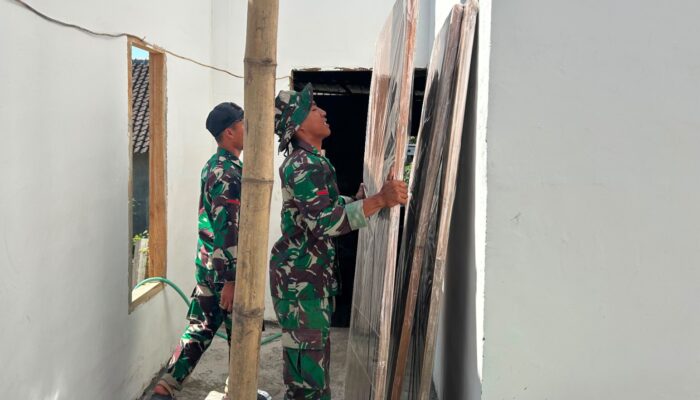 Memasuki Phase Finalization: Renovasi Rutilahu TMMD 129 Bojonegoro di Rumah Pak Koko Dikebut