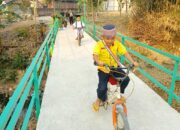 Senyum Nyaring di Atas Jembatan TMMD 129 Bojonegoro Brang Etan: Buat Ibu-Ibu dan Santri Cilik Bernapas Lega