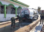 Menjaga Asa di Depan Rumah Ibadah: Kala Satgas TMMD 129 Bojonegoro Setia Merawat Jalan Desa Kesongo