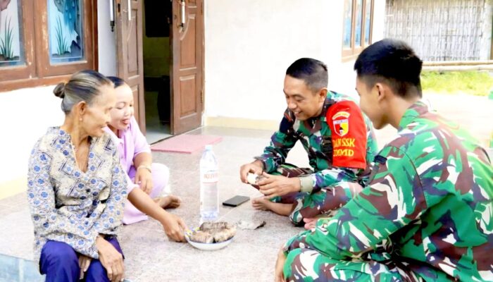 Saat Satgas TMMD 129 Bojonegoro dan Warga Kesongo Berat Melepas Rindu