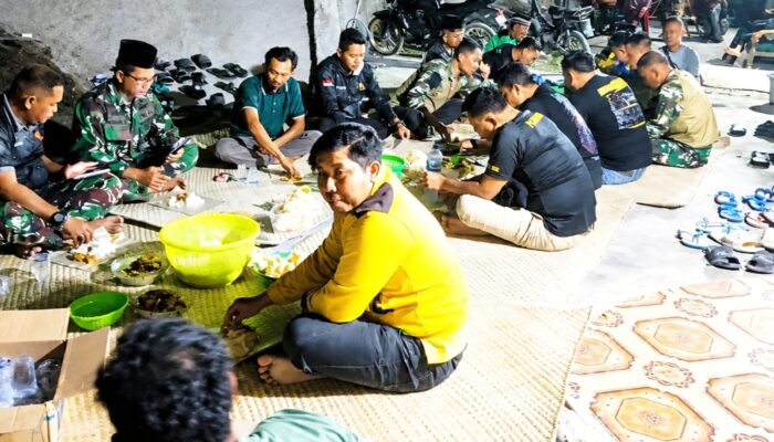 Warga Kesongo Gelar Makan Bersama Rayakan Kesuksesan TMMD 129 Bojonegoro