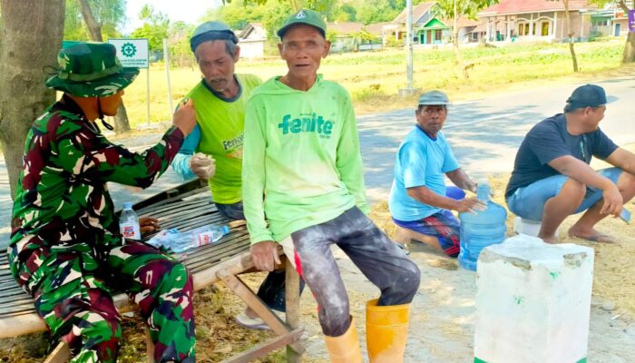 Jaga Warisan TMMD 129 Bojonegoro! Babinsa Kesongo Ajak Warga Rawat Hasil Pembangunan