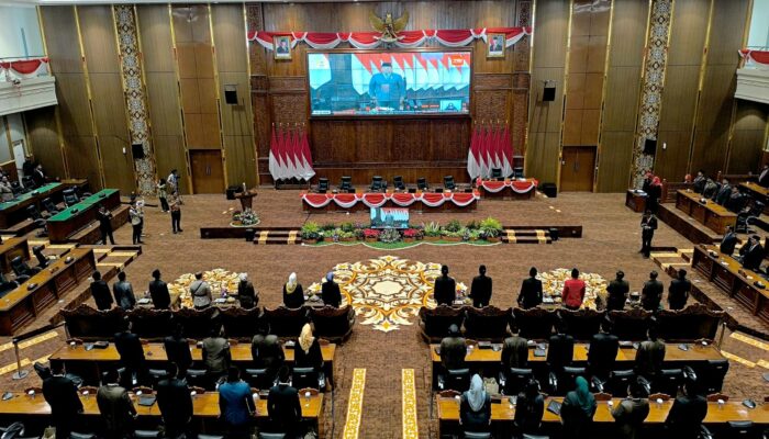 Dengarkan Pidato Kenegaraan Presiden RI, DPRD Bojonegoro Gelar Paripurna Istimewa Bersama Forkopimda