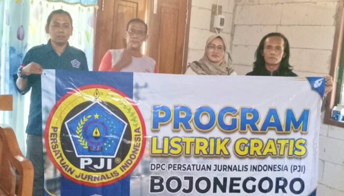 Semangat Kemerdekaan ke-81 RI, Listrik Gratis Kembali Dibagikan PJI Bojonegoro