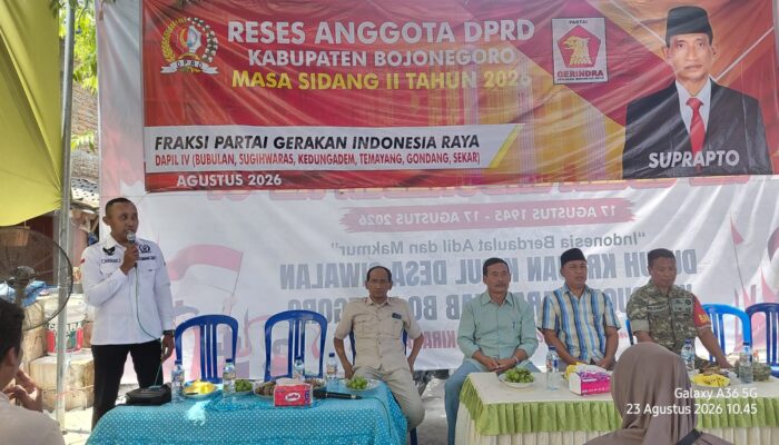 Gelar Reses di Siwalan Sugihwaras, Suprapto Dorong Keberlanjutan Beasiswa dan Kemudahan Akses Kesehatan