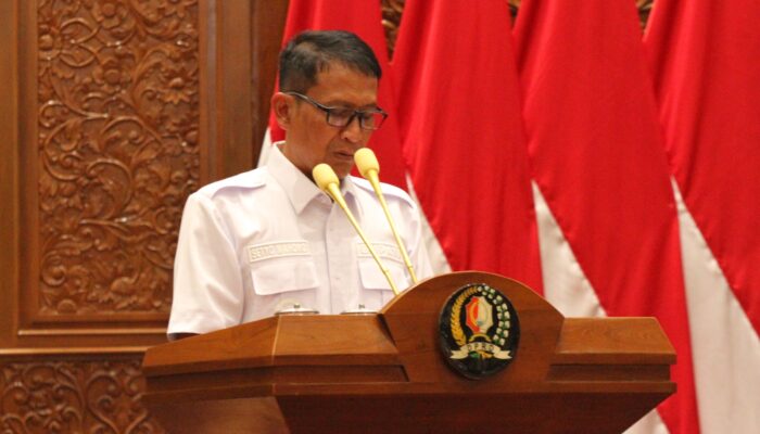 Sampaikan Nota Pengantar P-APBD 2026, Bupati Wahono Beberkan Postur Anggaran Rp6,46 Triliun di Rapat Paripurna DPRD Bojonegoro