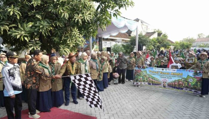HAN ke-42: Pawai Akbar Tunas Athfal Bojonegoro Sedot 3.000 Peserta, Bunda PAUD Bawa Pesan Penting
