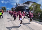 Gerak Jalan Kreasi Desa Sumuragung Sumberrejo Meriahkan HUT ke-81 RI