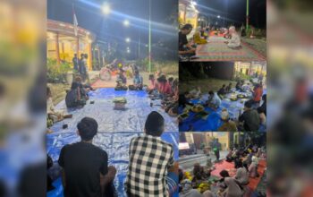 Malam 17 Agustus, Warga RT 15 Dusun Badug Sumuragung Larut dalam Doa dan Tumpengan
