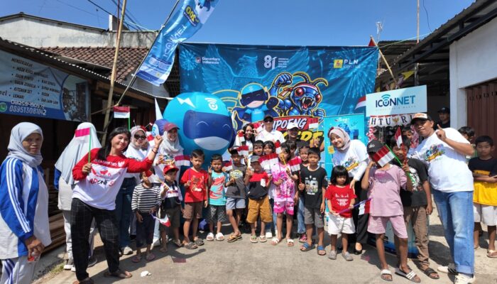 Semarak Kemerdekaan di Kampoeng Cenggeret Malang, ICONNET Jatim Perkuat Kedekatan dengan Masyarakat
