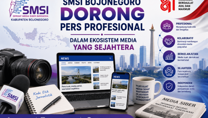 HUT ke-81 RI, SMSI Bojonegoro Dorong Pers Profesional dalam Ekosistem Media yang Sejahtera