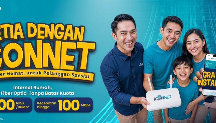 ICONNET Hadirkan Promo September, Internet Fiber Optik Mulai Rp200 Ribu per Bulan Gratis Biaya Instalasi