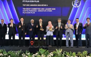 Dua Penghargaan TOP GRC Awards 2026 Kembali Diraih, Tegaskan Komitmen PLN Icon Plus pada Tata Kelola