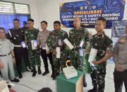 Tekan Angka Kecelakaan, Subdenpom V/2-1 Bojonegoro Gelar Sosialisasi Safety Riding Bersama Instansi Terkait
