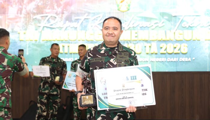 Ukir Prestasi Nasional! Dandim 0813 Bojonegoro Sabet Juara III LKJ TMMD ke-129 di Mabesad