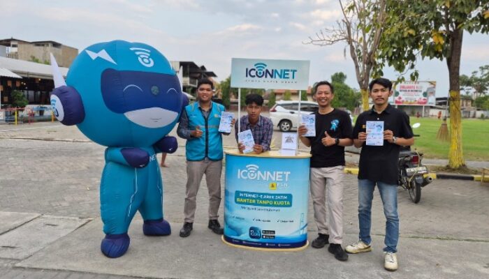 Rayakan Hari Pelanggan Nasional 2026, ICONNET Jatim Sapa Warga Maospati Madiun
