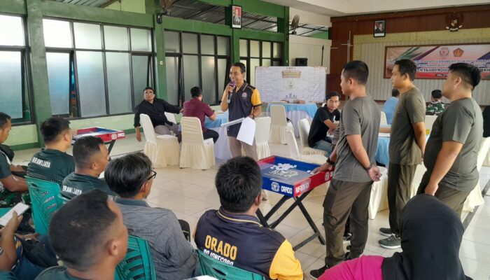 Piala Panglima TNI 2026: 64 Klub ORADO Bojonegoro Ikuti Technical Meeting dan Pengundian Bagan di Makodim 0813