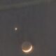 Langit Bojonegoro Jadi Panggung Astronomi, Bulan Sabit dan Venus Tampil Mempesona