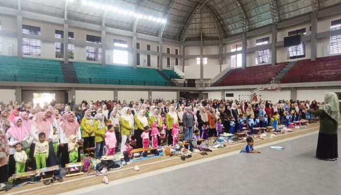 620 Anak PAUD Ikuti Lomba Mewarnai, Saat Anniversary ke-28 PJI di Bojonegoro