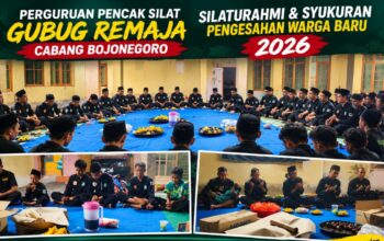 Perguruan Pencak Silat Gubug Remaja Bojonegoro Gelar Silaturahmi dan Syukuran, Ini Pesan Tegas untuk Warga Baru