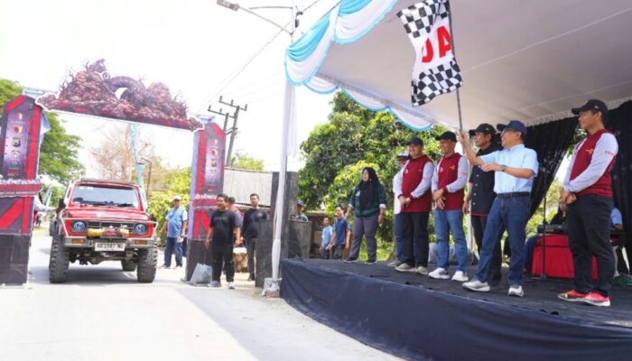 Semarakkan HJB ke-349 dan HUT TNI, 400 Offroader Jelajahi Bojonegoro Selatan Sambil Berbagi